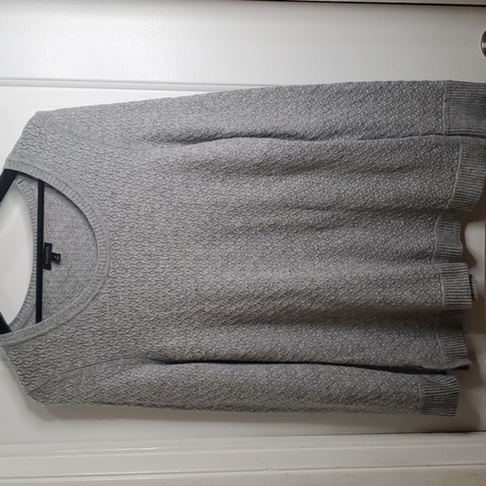 Talbots pullover sweater size Medium‎ lambswool blend gray